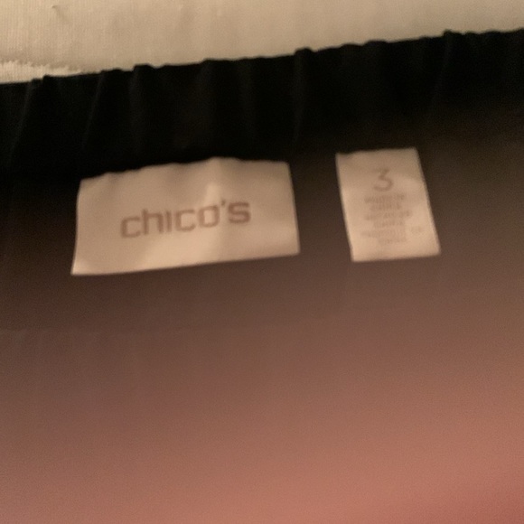 Chico’s Black Adjustable Pants - Size 3 - Picture 2 of 4